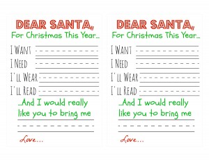 image of letter to santa